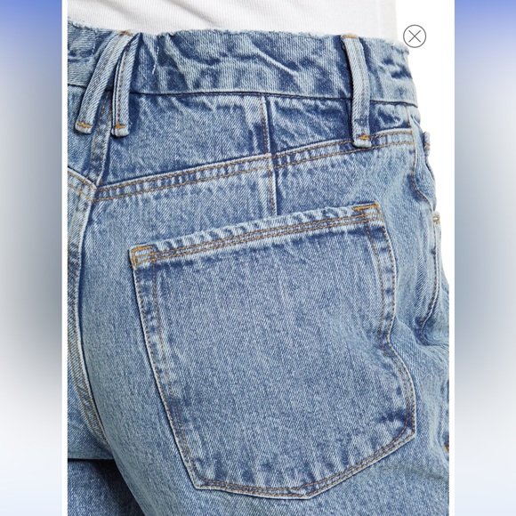 'Good American 90s Duster Straight Leg Jeans - Picture 4 of 5